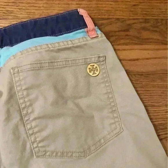 Tory Burch color block skinny pants women size 28 - Picture 9 of 11